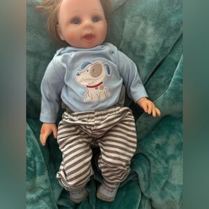 Realistic Weighted Reborn Baby Doll Blue Eyes OtardDolls 18"